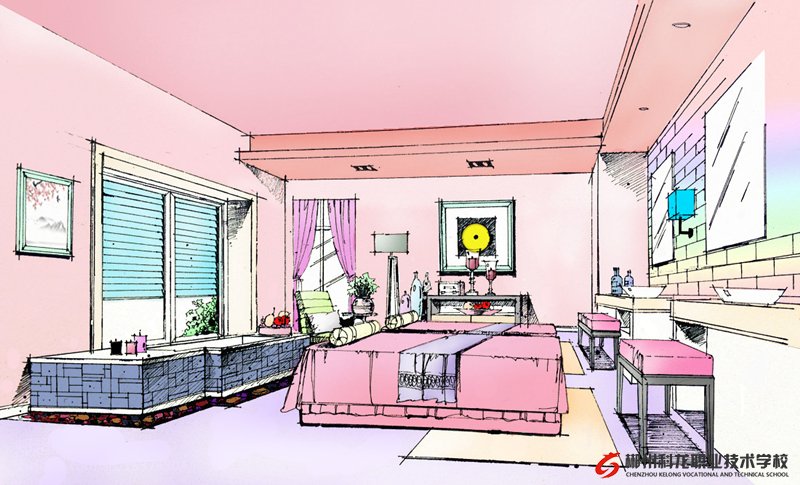 建筑装饰设计室内手绘创作